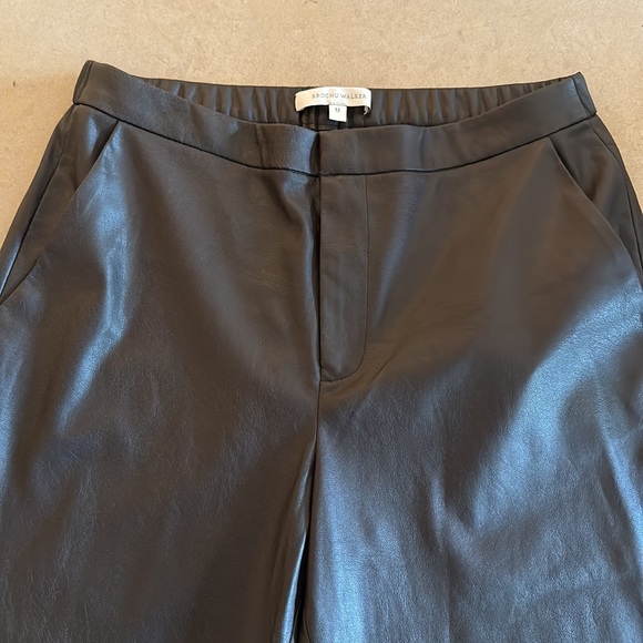 Brochu Walker loose leather cropped pant - Picture 4 of 6